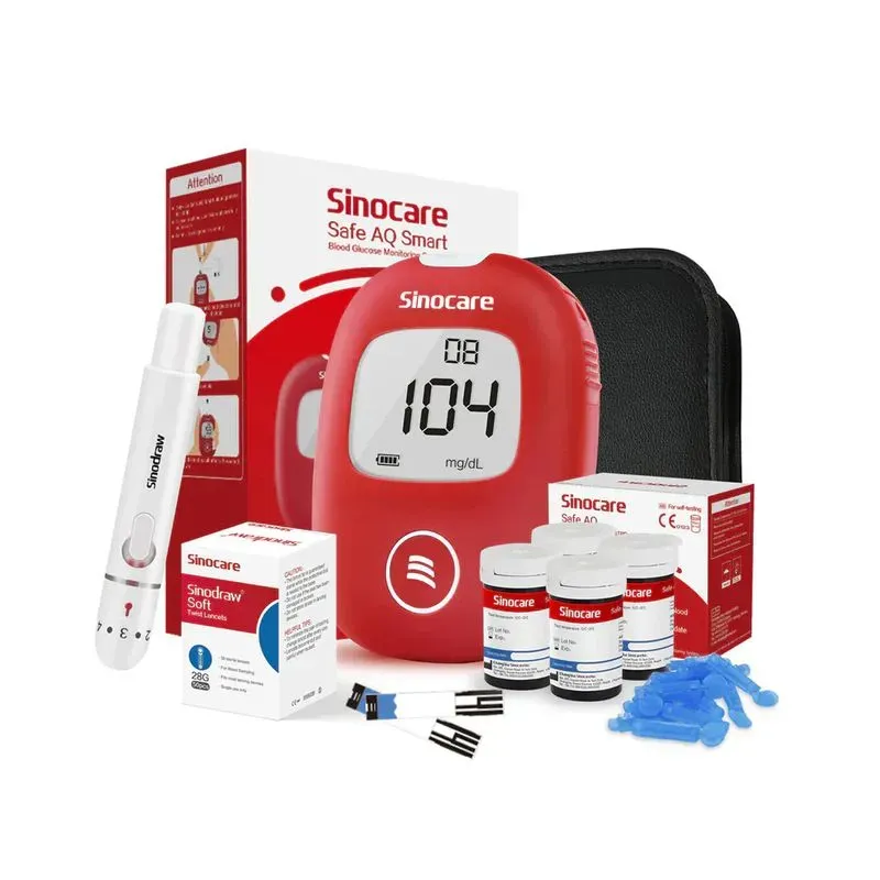 Комплект за тестване на кръвна захар Sinocare Safe AQ Smart | etmedical.bg