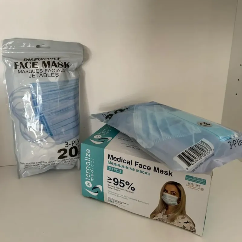 Хирургични медицински маски 20/50бр | etmedical.bg